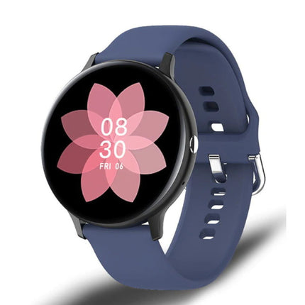 Sport Smartwatch - Silicoon Bandje Fitness Activity Tracker Horloge Android - Blauw