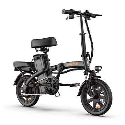 F1L Elektrische Fiets - 14-inch Wielen - Opvouwbare Smart E-Bike - Zwart