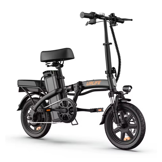 F1L Elektrische Fiets - 14-inch Wielen - Opvouwbare Smart E-Bike - Zwart