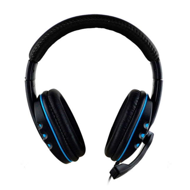 Wired  Gaming Koptelefoon Headset Headphones Over Ear met Microfoon Blauw 