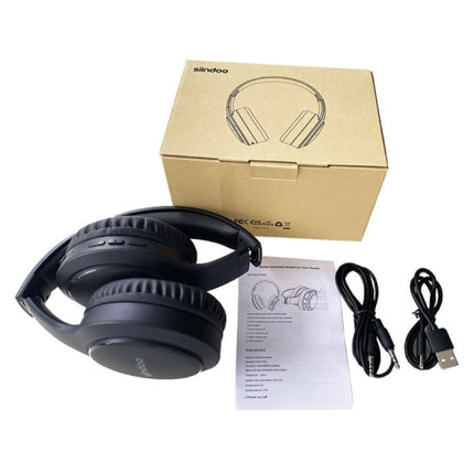 JH919 Draadloze Koptelefoon met Microfoon - HiFi Stereo Bluetooth 5.1 Headset Zwart