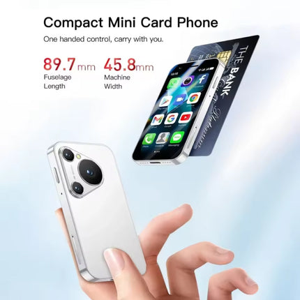 P70 Pro Max Mini Smartphone - 1 GB RAM - 16 GB Opslag - 2 MP Camera - 2000mAh Batterij - Wit