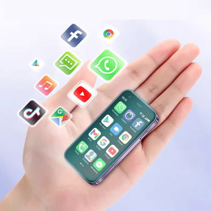 XS15 Mini Smartphone - 2 GB RAM - 16 GB Opslag - 5 MP Camera - 1000mAh Batterij - Blauw