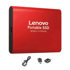 Externe SSD Kaart - USB Harde Schijf - 4 TB - Geheugen Kaart voor PC / Laptop - Rood