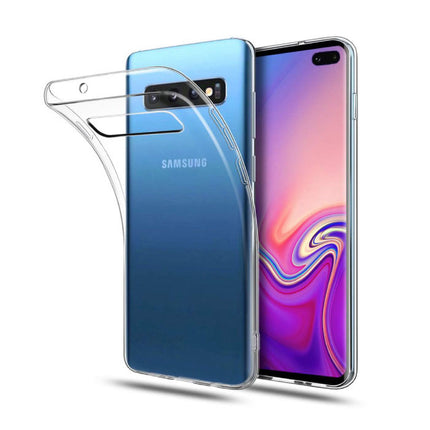 Samsung Galaxy S10 Plus Transparant Clear Case Cover Silicone TPU Hoesje 