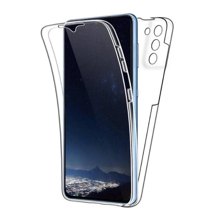 Samsung Galaxy S21 Plus Full Body 360° Hoesje - Volledige Bescherming Transparant TPU Silicone Case + PET Screenprotector