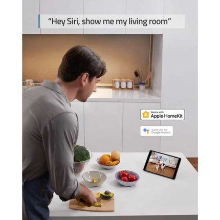 Eufy Indoor Beveiligings Camera met Microfoon - WiFi AI Smart Home Security met Voice Assistant Ondersteuning 