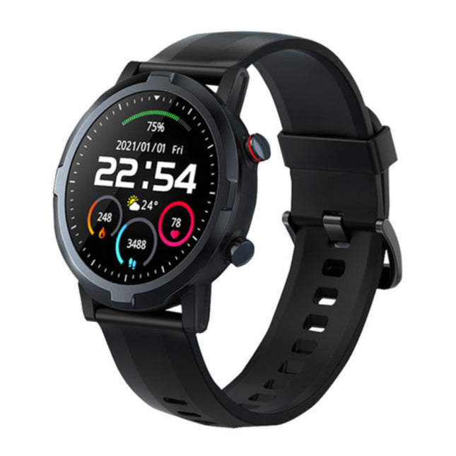 RT LS05S Smartwatch - Hart-en Slaap-monitor - Sport Activity Tracker Horloge - Silicoon Bandje Zwart