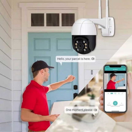 Beveiligings Camera met Microfoon - WiFi CCTV Intercom Smart Home Security Alarm 