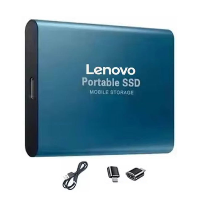 Externe SSD Kaart - USB Harde Schijf - 2 TB - Geheugen Kaart voor PC / Laptop - Blauw