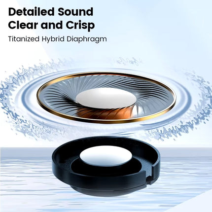 TWS1 Pro 2 Draadloze Oortjes - Bluetooth 5.3 - Touch Control Oordopjes - Wit