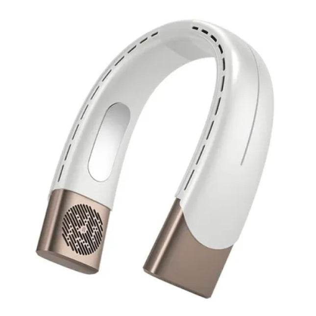 Elektrische Nek Ventilator - USB Oplaadbaar - Draagbare Hals Bladloze Koelventilator - Wit