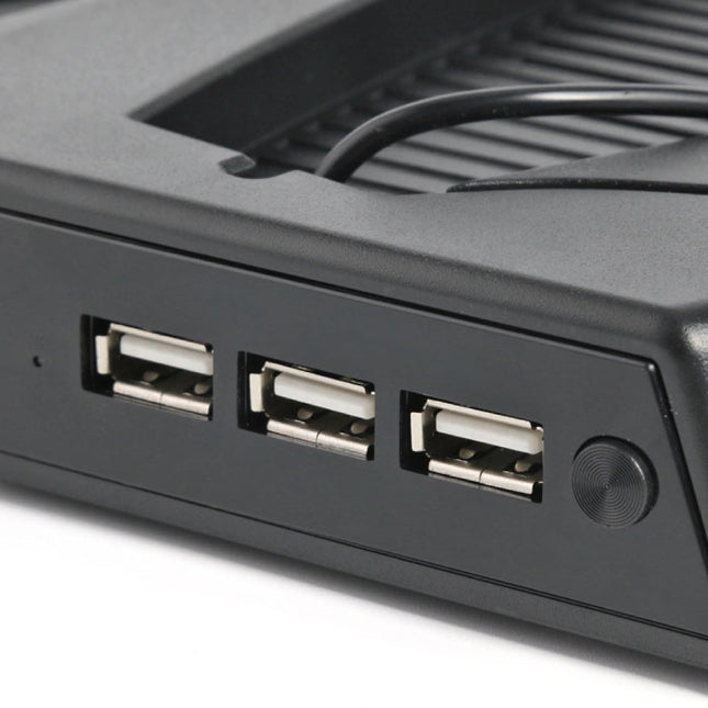 Multifunctionele Dual Ventilator Cooling Stand Mount en Oplaadstation voor PlayStation 5 - PS5 - Koeling Standaard Cooler Zwart