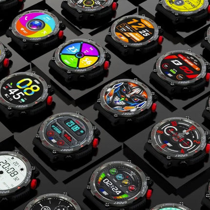 Zeus 5 Pro Smartwatch - Slaapmonitor Hartslag Zuurstof Sport Activity Tracker Waterdicht Zwart