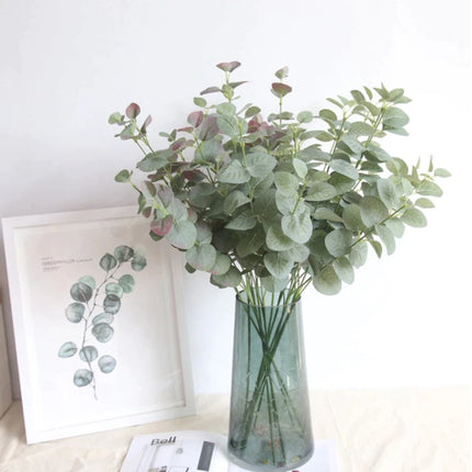 Kunst Boeket - Zijden Eucalyptus Planten Plant Luxe Boeketten Decor Ornament Groen