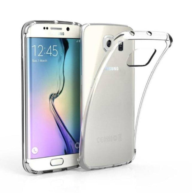 Samsung Galaxy S6 Edge Transparant Clear Case Cover Silicone TPU Hoesje 