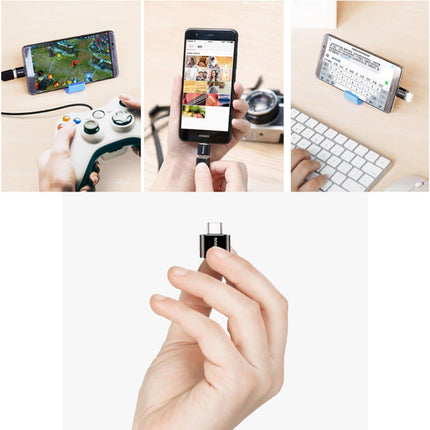Type C naar Micro-USB Adapter Converter - Micro-USB Vrouwelijk / USB-C Mannelijk - 2.4A Snelladen en Data Overdracht