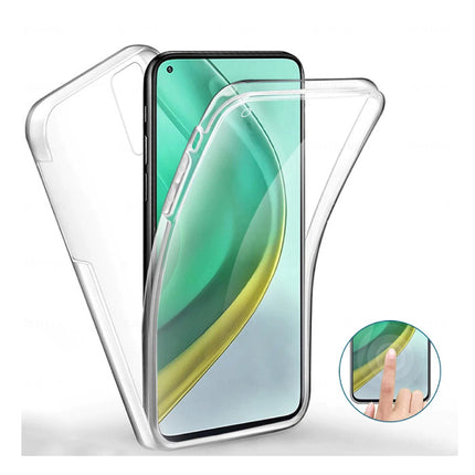 Xiaomi Mi 10T Full Body 360° Hoesje - Volledige Bescherming Transparant TPU Silicone Case + PET Screenprotector