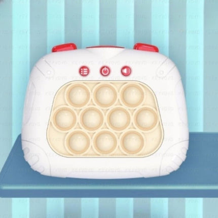 Pop It Spel - Fidget Toy Controller - Quick Push Anti Stress Motoriek Speelgoed Wit