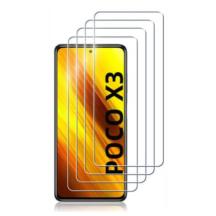 4-Pack Xiaomi Poco X3 NFC Screen Protector - Tempered Glass