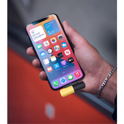 Mini Powerbank 3300mAh voor Micro-USB - Externe Noodaccu Batterij Oplader Geel