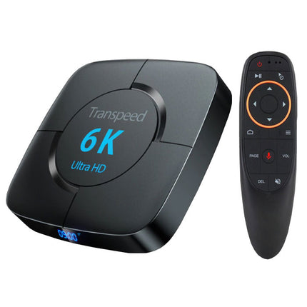 Transpeed 6K Ultra HD TV Box Mediaspeler Android Kodi - 4GB RAM - 32GB Opslagruimte
