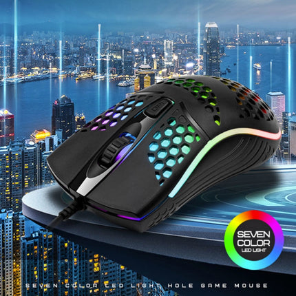 Optische Gaming Muis Bedraad - Tweehandig en Ergonomisch met DPI Aanpassing  tot 2400 DPI - Zwart