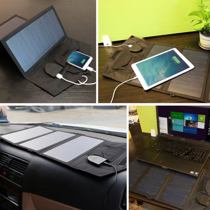 Draagbaar Flexibel Zonnepaneel - Zonne-energie Oplader Zon 18V/21W