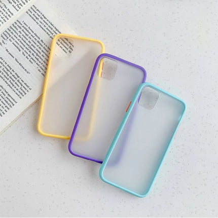 iPhone 7 Plus Bumper Hoesje Case Cover Silicone TPU Anti-Shock Paars