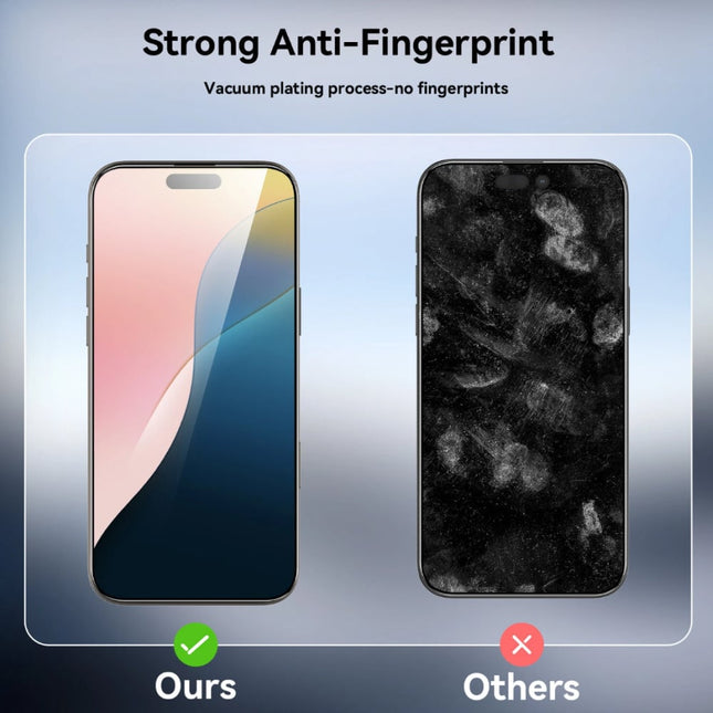 3-Pack iPhone 16 Plus Screen Protector - Tempered Clear Glass Film