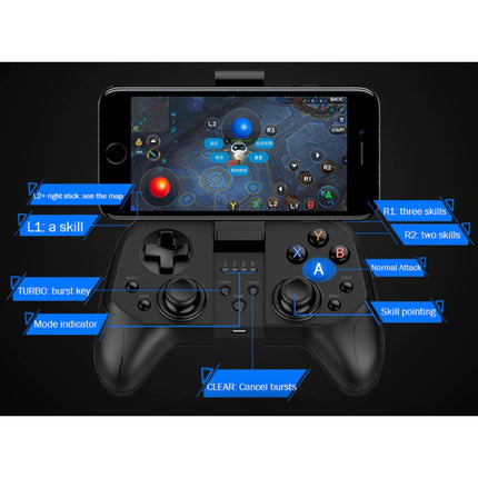 Gaming Controller voor Android/iOS/PC/PS3 - Bluetooth Gamepad Mobiele Telefoon Zwart
