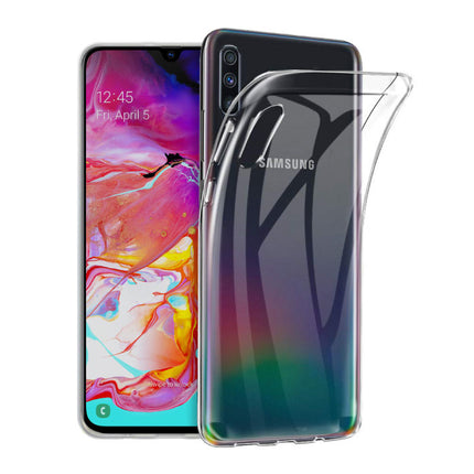 Samsung Galaxy A70 Transparant Clear Case Cover Silicone TPU Hoesje 