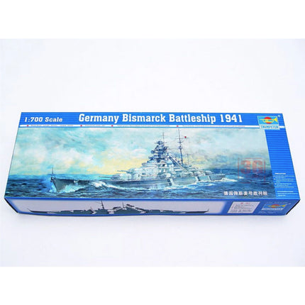 1:700 Schaal Bismarck Slagschip - Bouwkit Plastic Duits Schip Boot Hobby Doe-het-zelf Model 05711