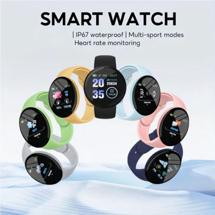 B41 Smartwatch Siliconen Bandje Health Monitor / Activity Tracker Horloge Android iOS Geel