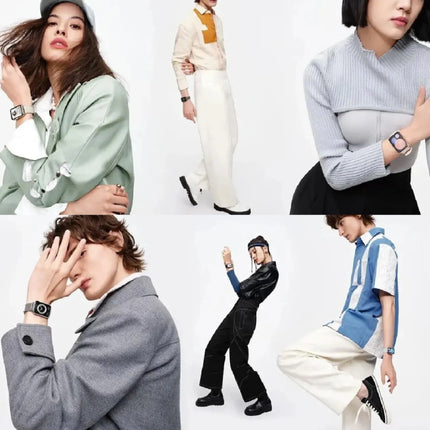 Fit 2 Smartwatch - Siliconen Bandje - 1,74" AMOLED Display - Hartslag Sport Tracker Horloge - Zwart