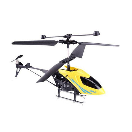 Desert Hawk Mini RC Drone Helikopter Speelgoed Gyro Lampjes Geel