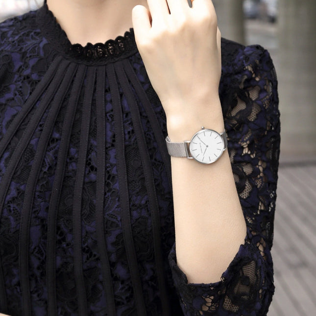 Dames Horloge - Anoloog Uurwerk Mesh Bandje voor Vrouwen - CB36-WYY