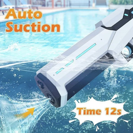 Elektrisch Waterpistool - Automatisch Vullen - 10m Afstand - Water Speelgoed Pistool Geweer - Wit