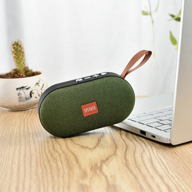 T7 Mini Bluetooth 5.0 Soundbox Draadloze Luidspreker Externe Wireless Speaker Groen