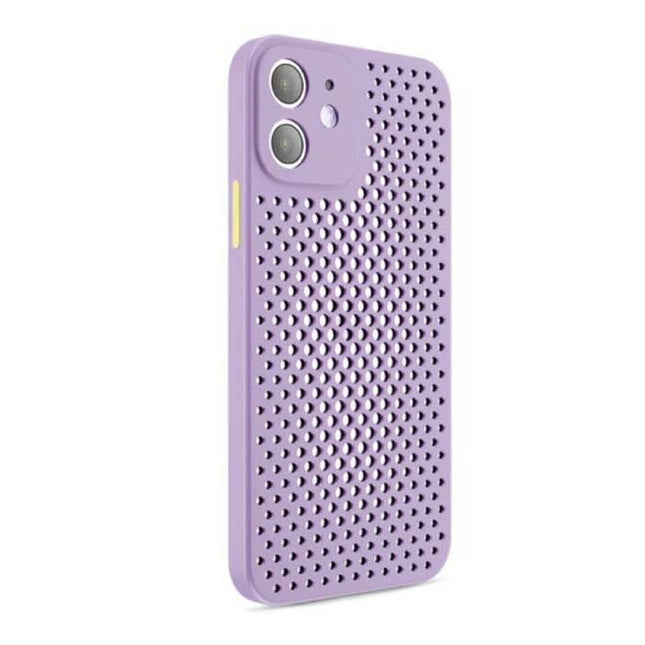 iPhone 11 - Ultra Slank Hoesje Warmteafvoer Cover Case Paars