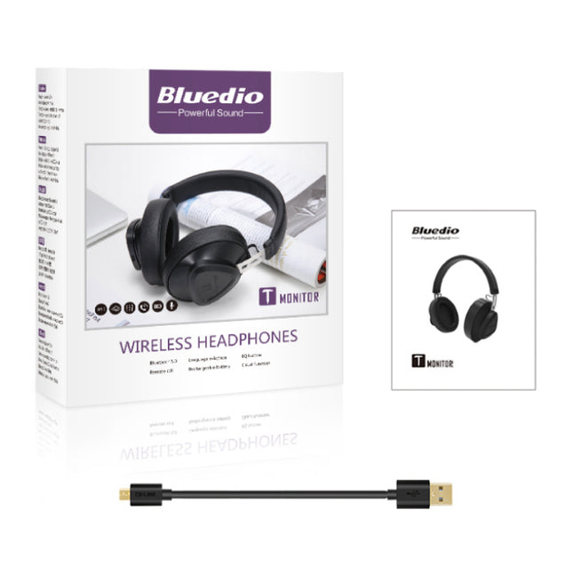 TM Draadloze Koptelefoon Bluetooth Wireless Headphones Stereo Gaming Zwart