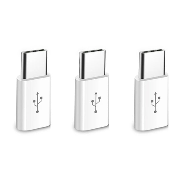 3-Pack Micro-USB naar USB-C Adapter Converter - High Speed