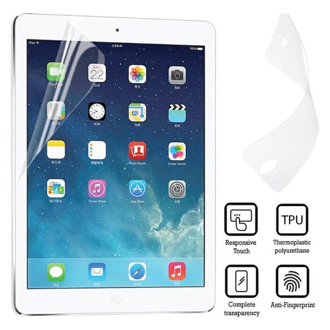 3-Pack Screen Protector iPad Air 1/2 & iPad Pro 9.7" Soft TPU Foil Folie PET Film
