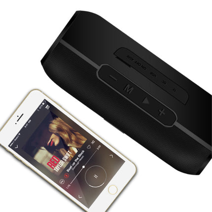 Draadloze Luidspreker Externe Speaker Wireless Bluetooth 4.2 Speaker Soundbar Box Zwart