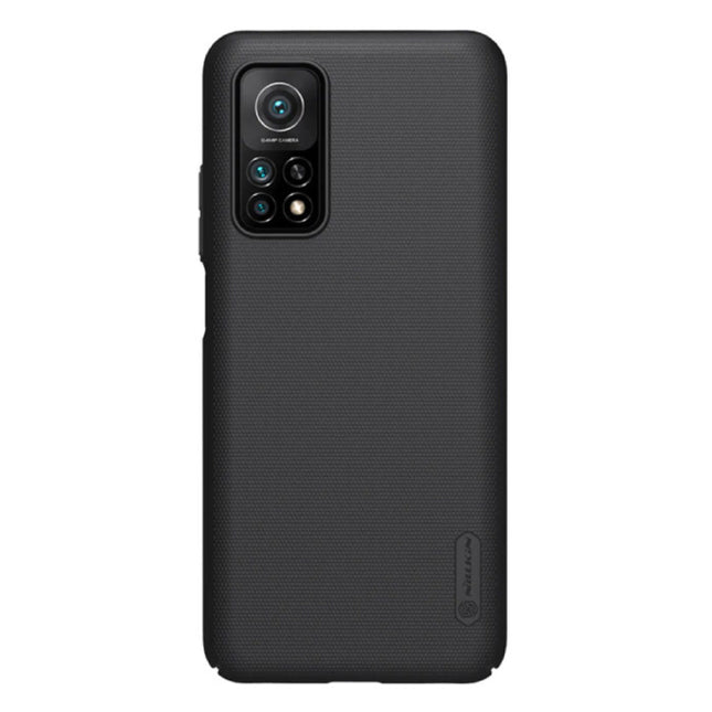 Xiaomi Mi 10T Lite Frosted Shield Hoesje - Shockproof Case Coer Cas Zwart
