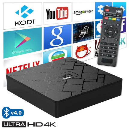 HK1 Mini 4K TV Box Mediaspeler Android Kodi - 2GB RAM - 16GB Opslagruimte