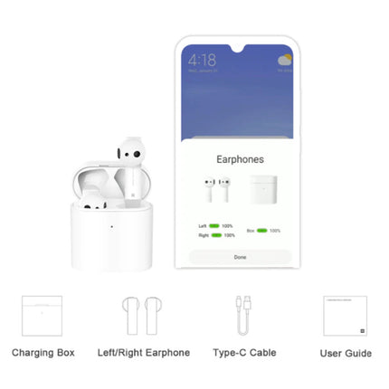 Airdots Pro 2 Draadloze Smart Touch Control Oortjes TWS Bluetooth 5.0 USB-C Air Wireless Buds Earphones Earbuds Oortelefoon 