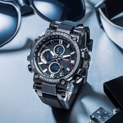 Militair Sport Horloge met Digitale Wijzerplaten voor Heren - Multifunctioneel Polshorloge Schokbestendig 5 Bar Waterdicht Oranje