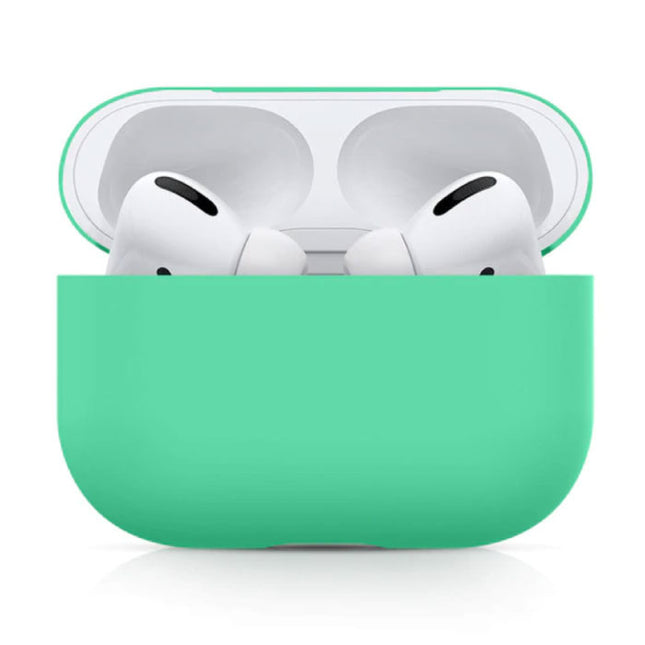 Flexibel Hoesje voor AirPods Pro - Silicone Skin AirPod Case Cover Soepel - Turquoise