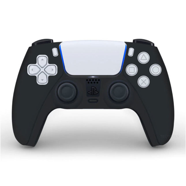Antislip Hoes / Skin voor PlayStation 5 Controller Case - Grip Cover PS5 - Zwart